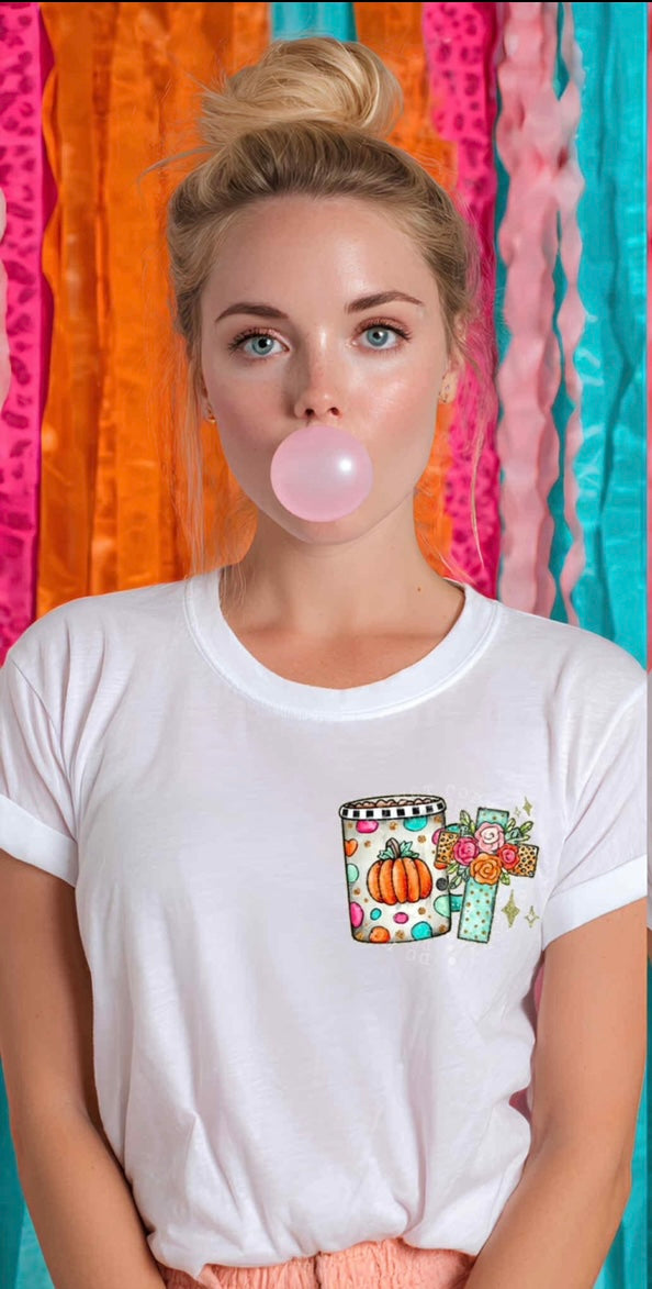 Pumpkin spice Jesus Christ pocket 107290 DTF transfer