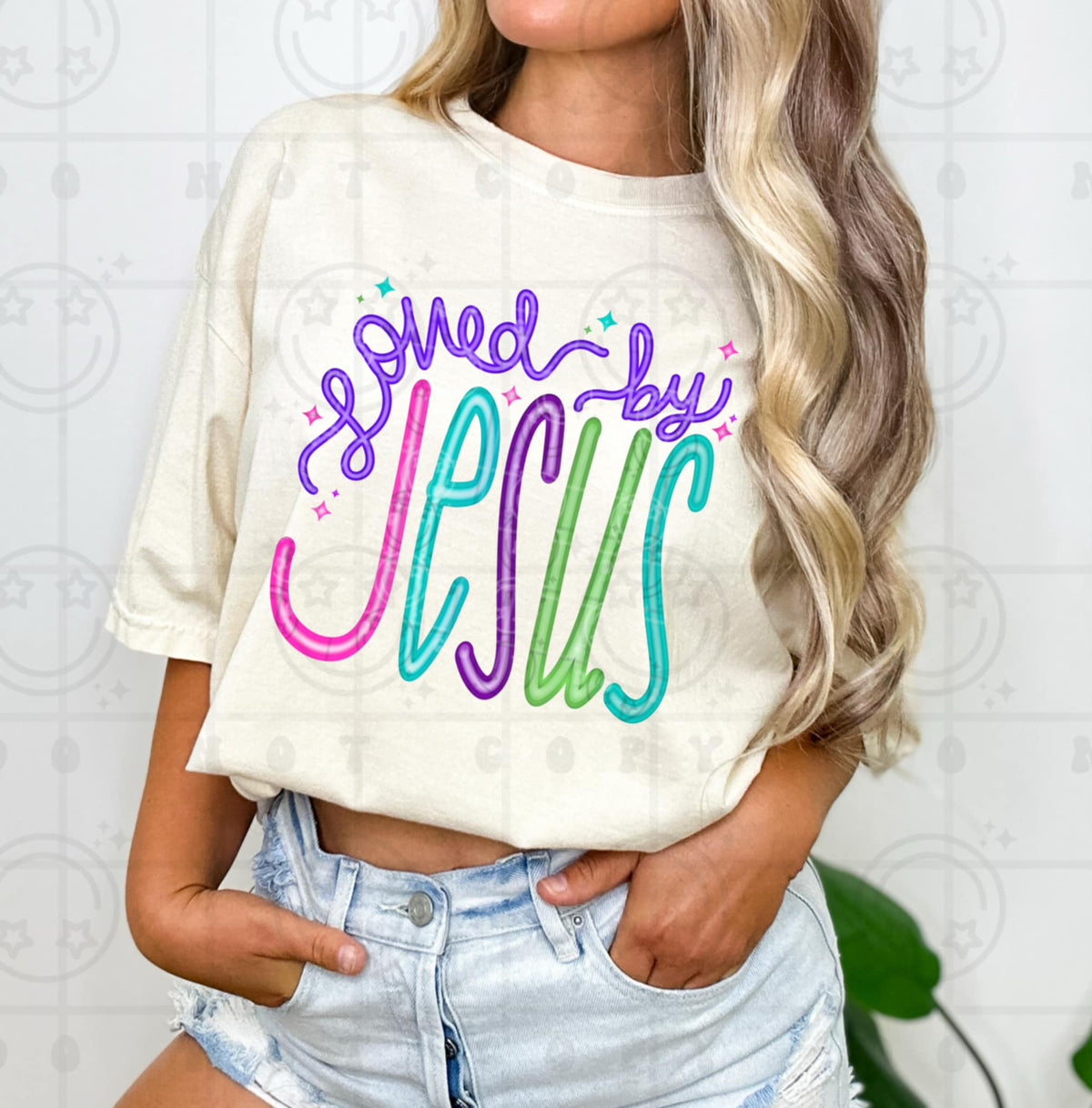 Loved By Jesus (HW) DTF Transfer