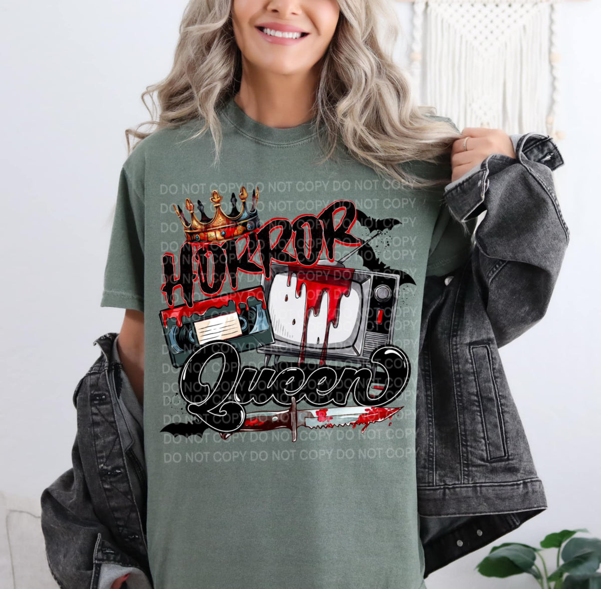 Horror queen 93426 DTF transfer