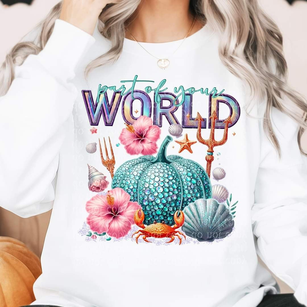 Part of your world pumpkin (TDD) 53288 DTF transfer