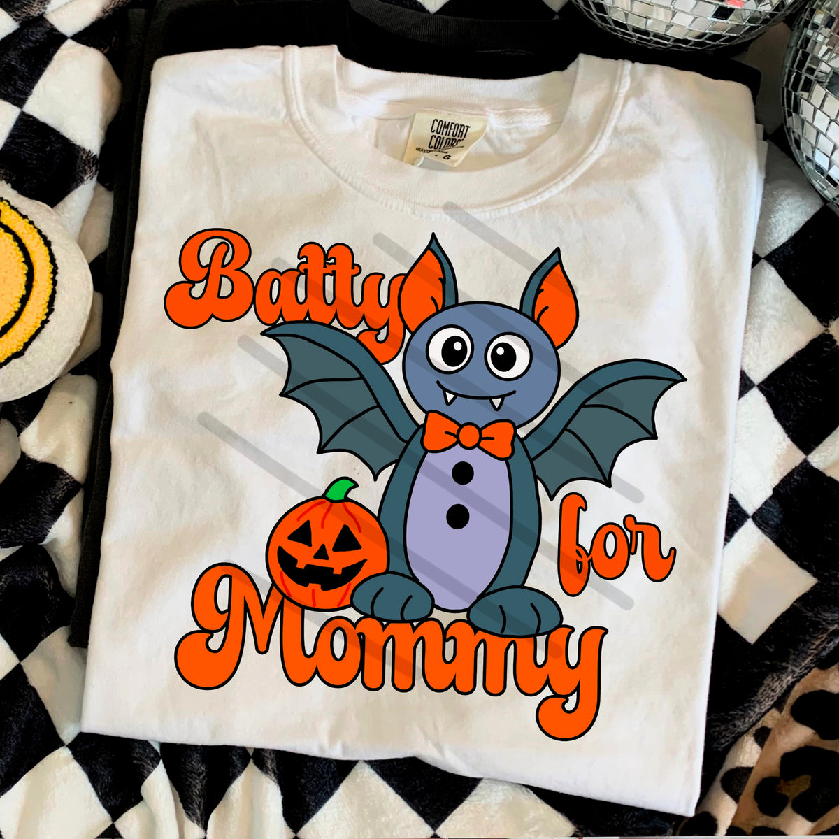 Batty For Mommy 114088 DTF Transfer