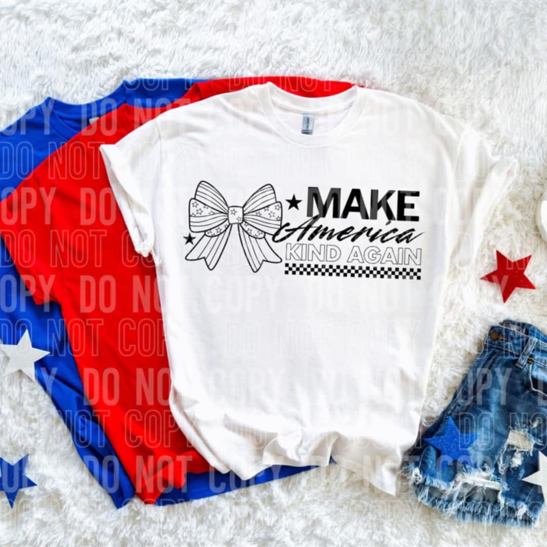 Make America kind again (SBB) 100589 DTF transfer