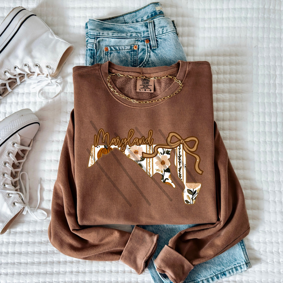 Maryland fall pumpkin state (MZ) 113572 DTF Transfer