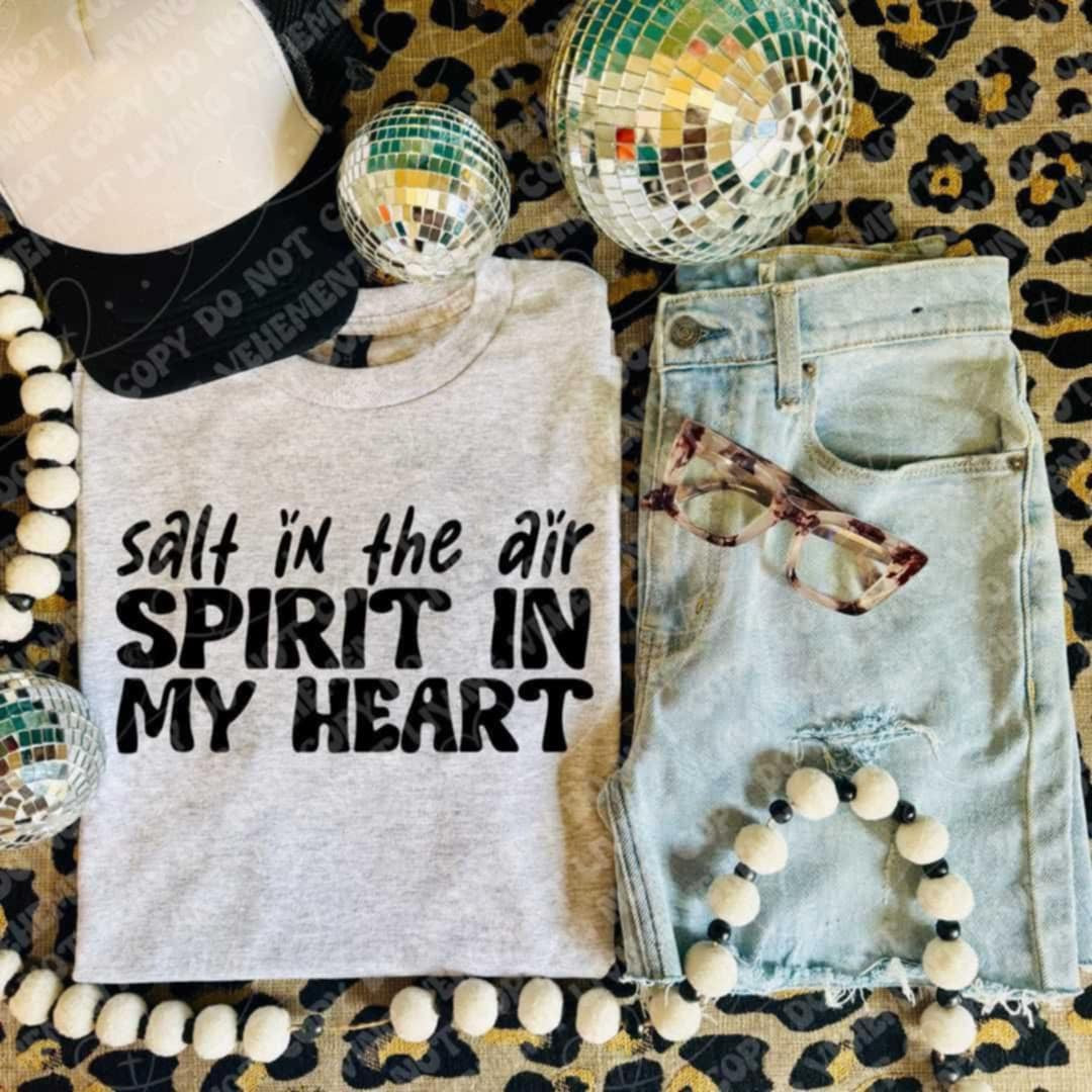 Salt in the air spirit in my heart (Vehement) 107272 DTF transfer