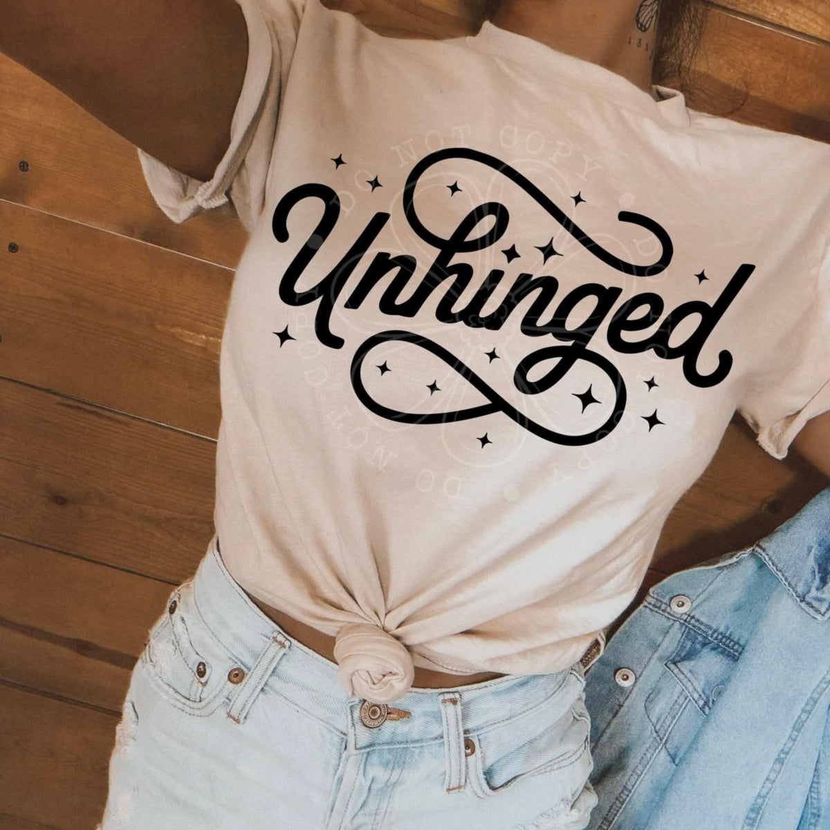 Unhinged (lyttle) DTF transfer