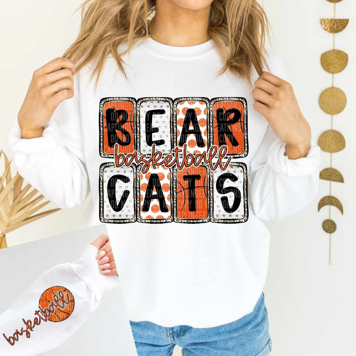 Bearcats Basketball FRONT (Caplinger) 82853 DTF transfer