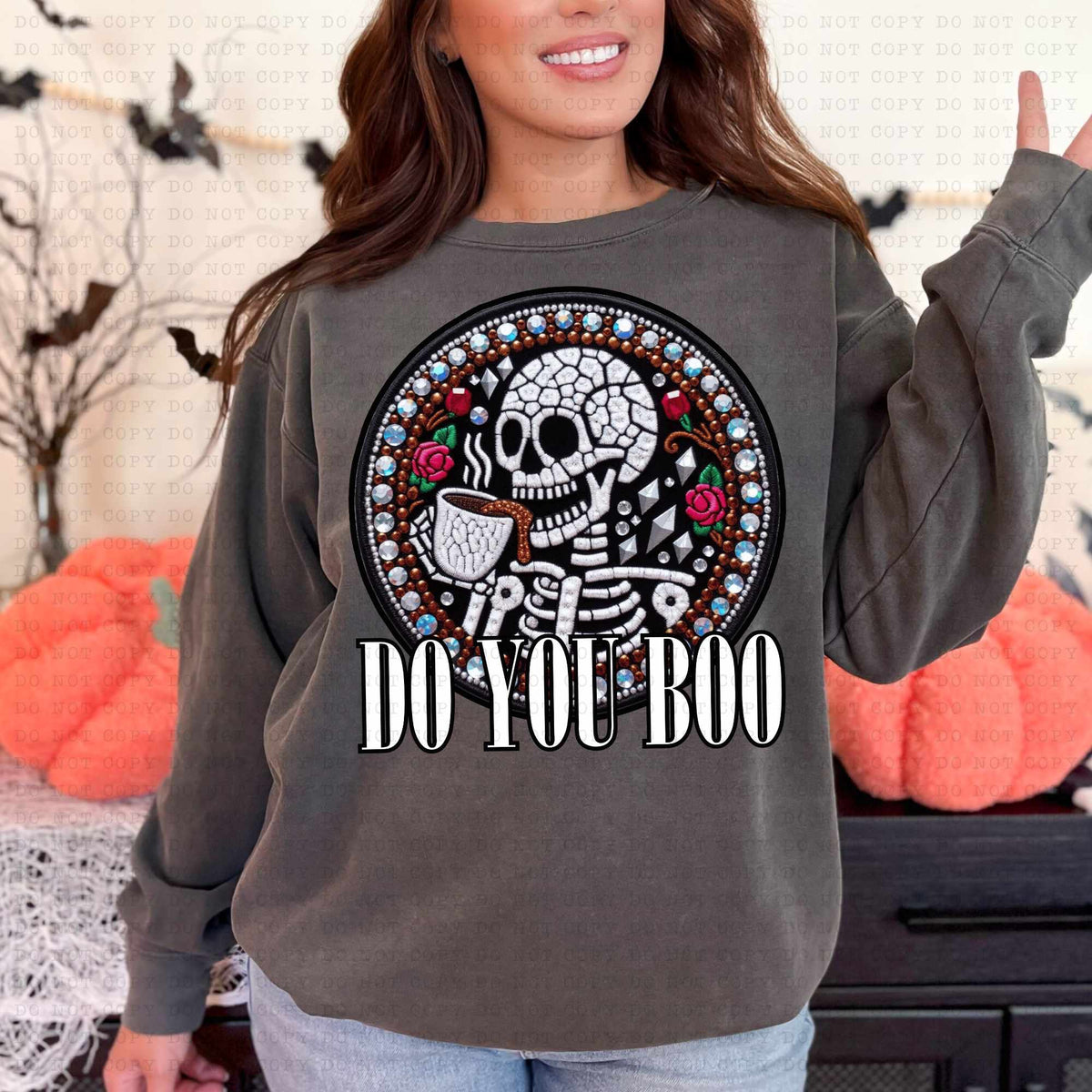 Do you boo rhinestone (ECHT) 53650 DTF transfer