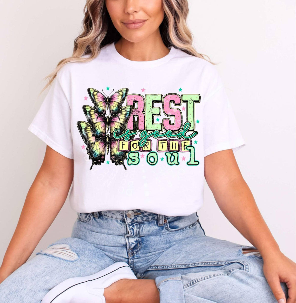 Rest is good for the soul 99402 DTF transfer