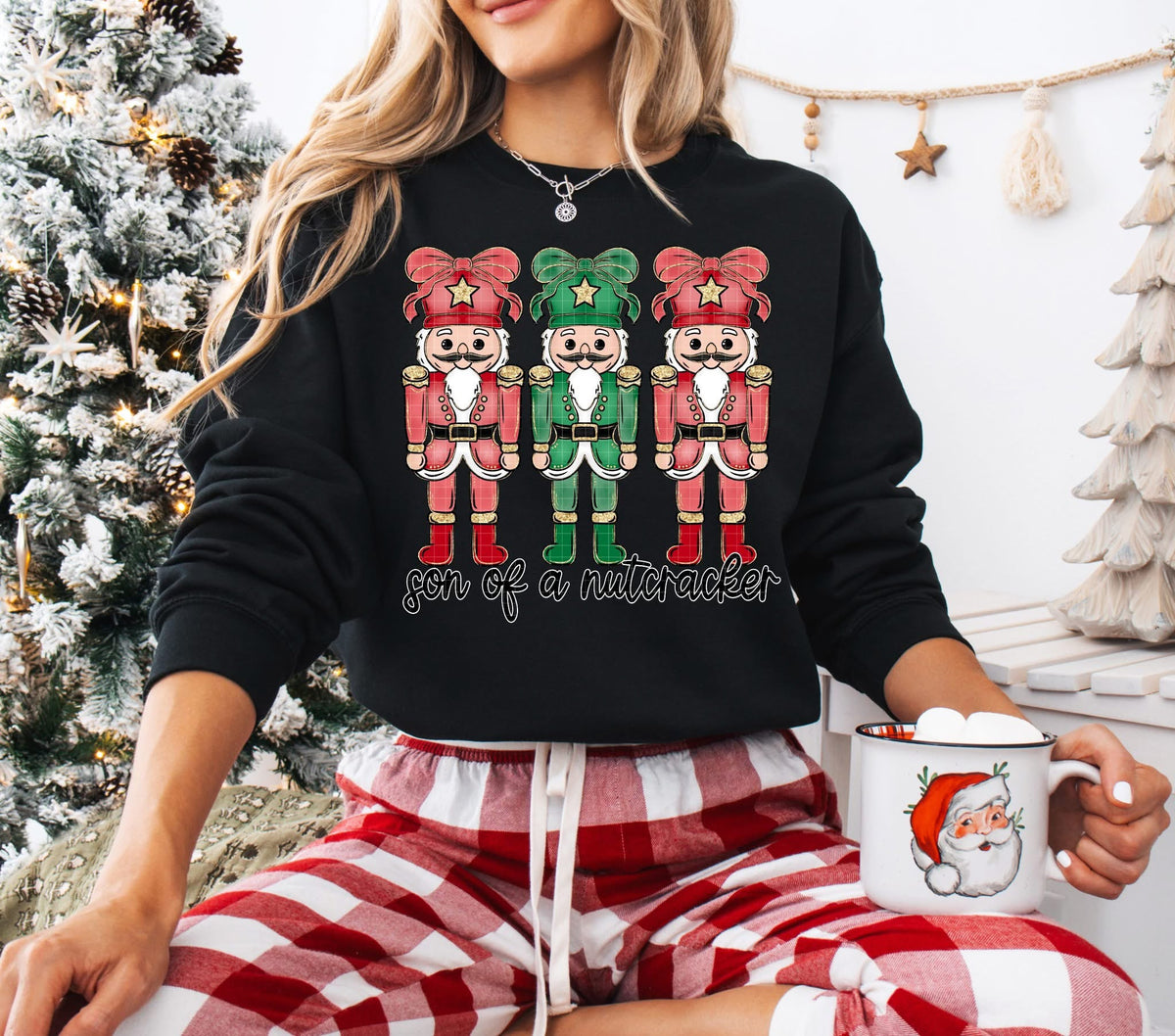 Son of a Nutcracker red and green (Linda) DTF Transfer