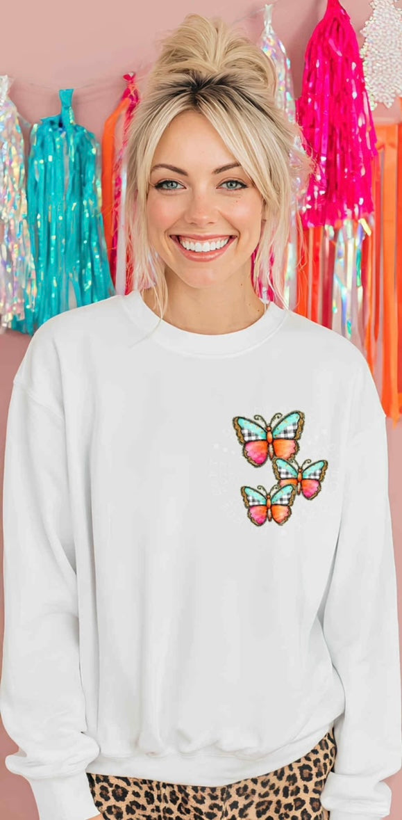 Jesus loves me butterflies pocket 107300 DTF transfer