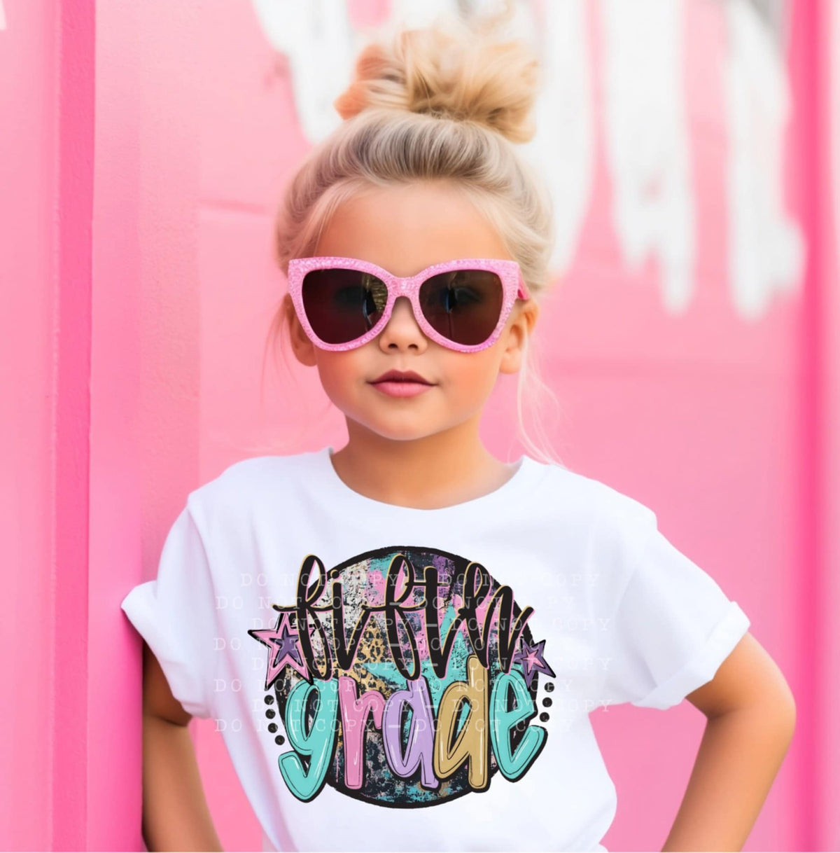 Fifth grade circle (Bellab) 107331 DTF transfer