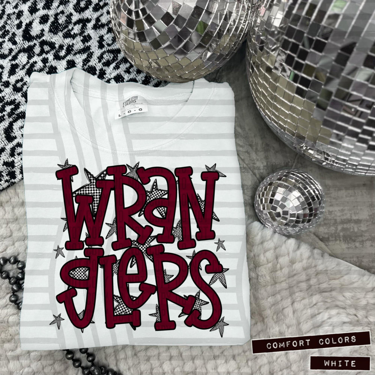 Maroon Staggered Mascots (Caplinger)