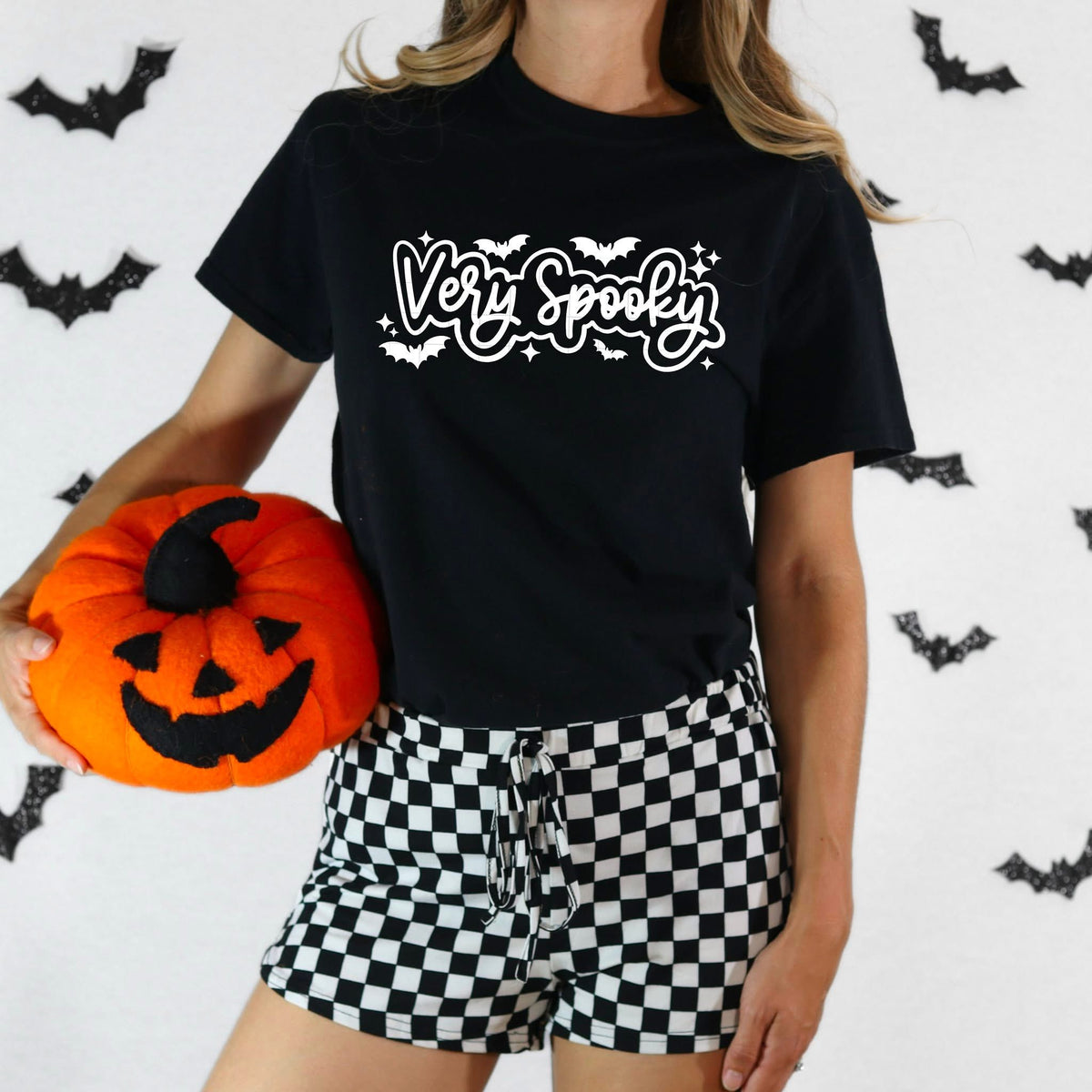 Very Spooky Outline WHITE CSC DTF transfer