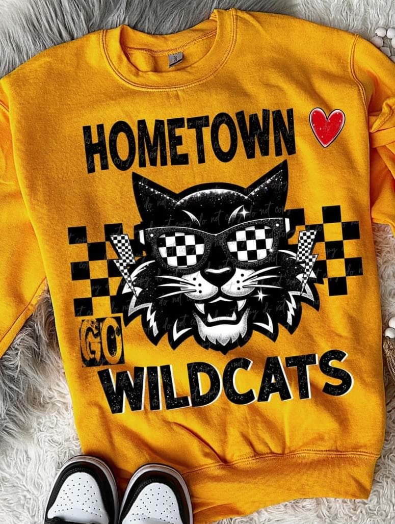 Hometown wildcats (VIRGO) 55682 DTF transfer