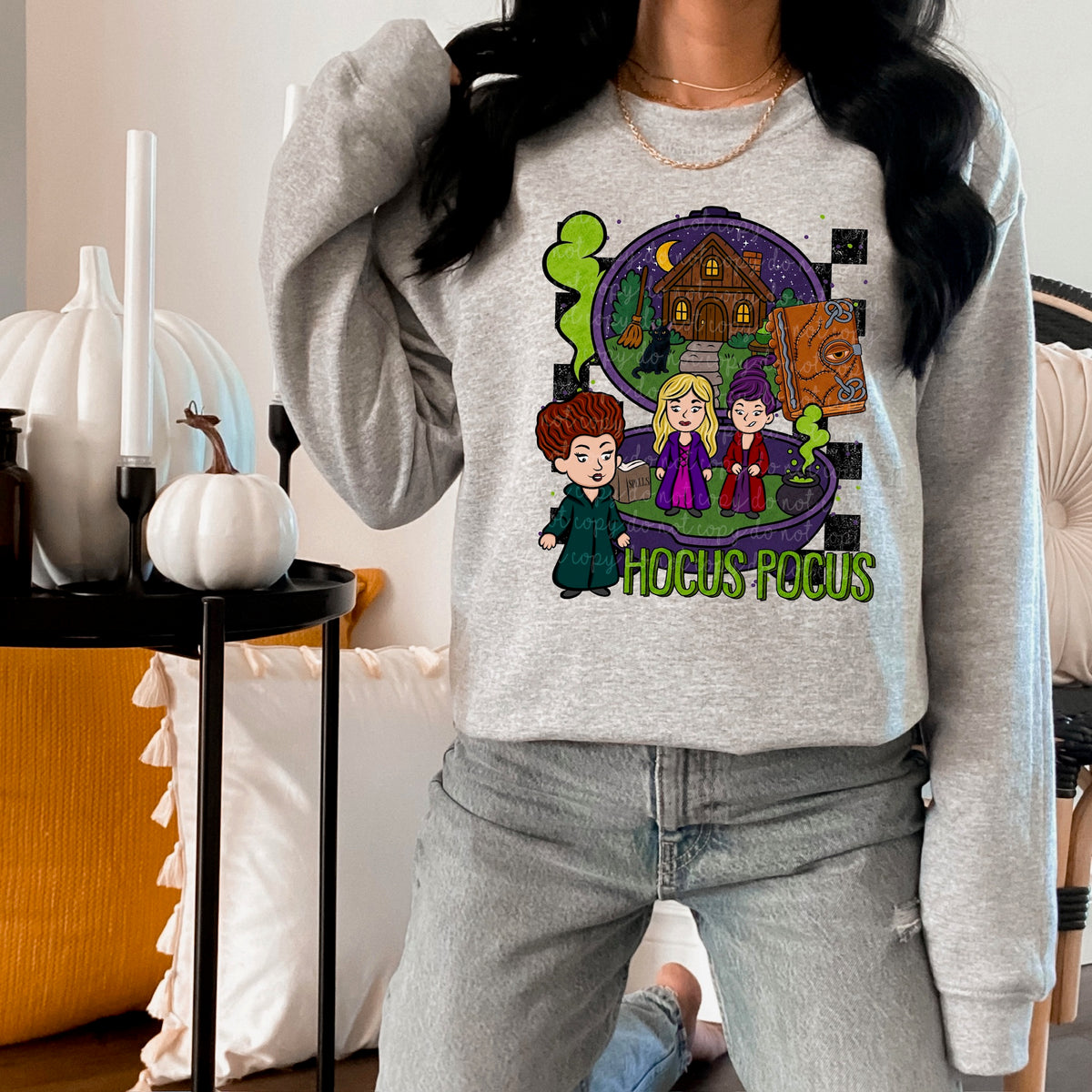 Witches Polly style 115429 DTF transfer