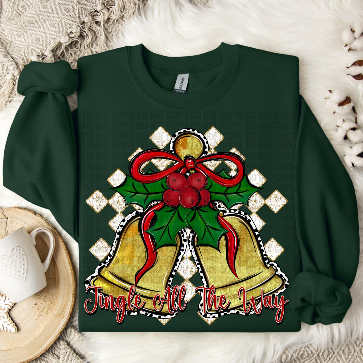 Jingle all the way bells (VP) DTF Transfer