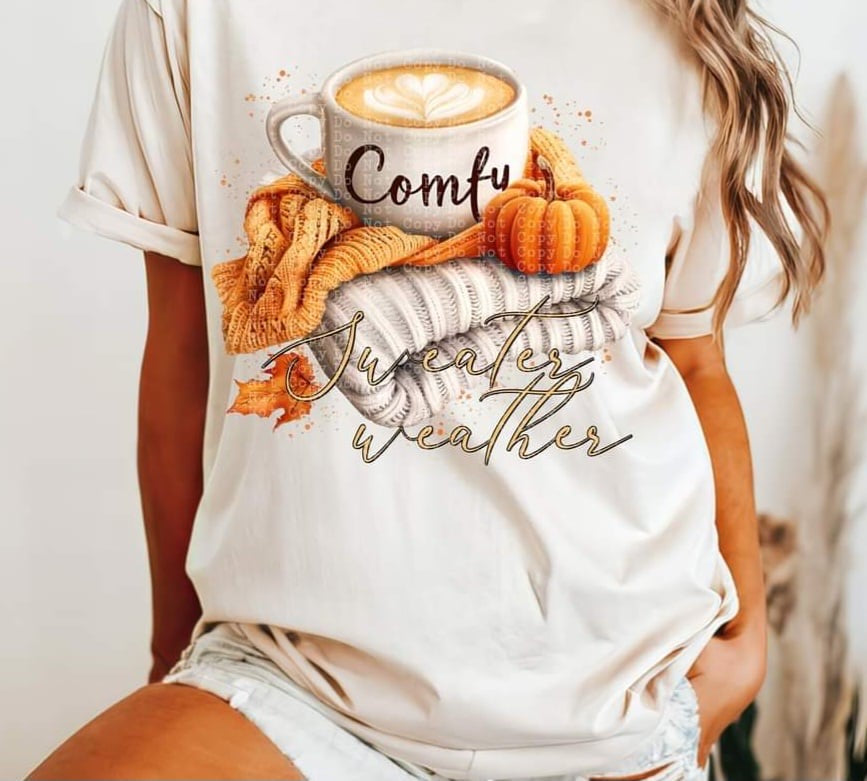 Sweater weather mug (CSTAGE) 52691 DTF transfer