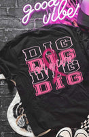 Dig For a Cure Breast Cancer Awareness 49112 DTF transfer