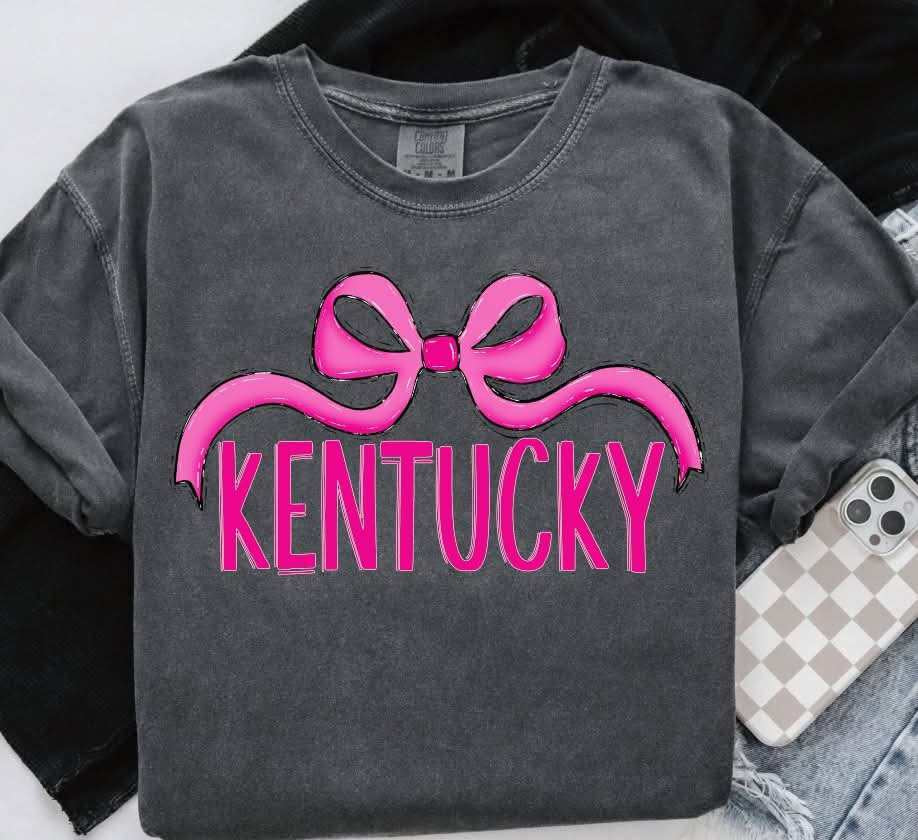 Kentucky pink bow (S&G) 82407 DTF transfer