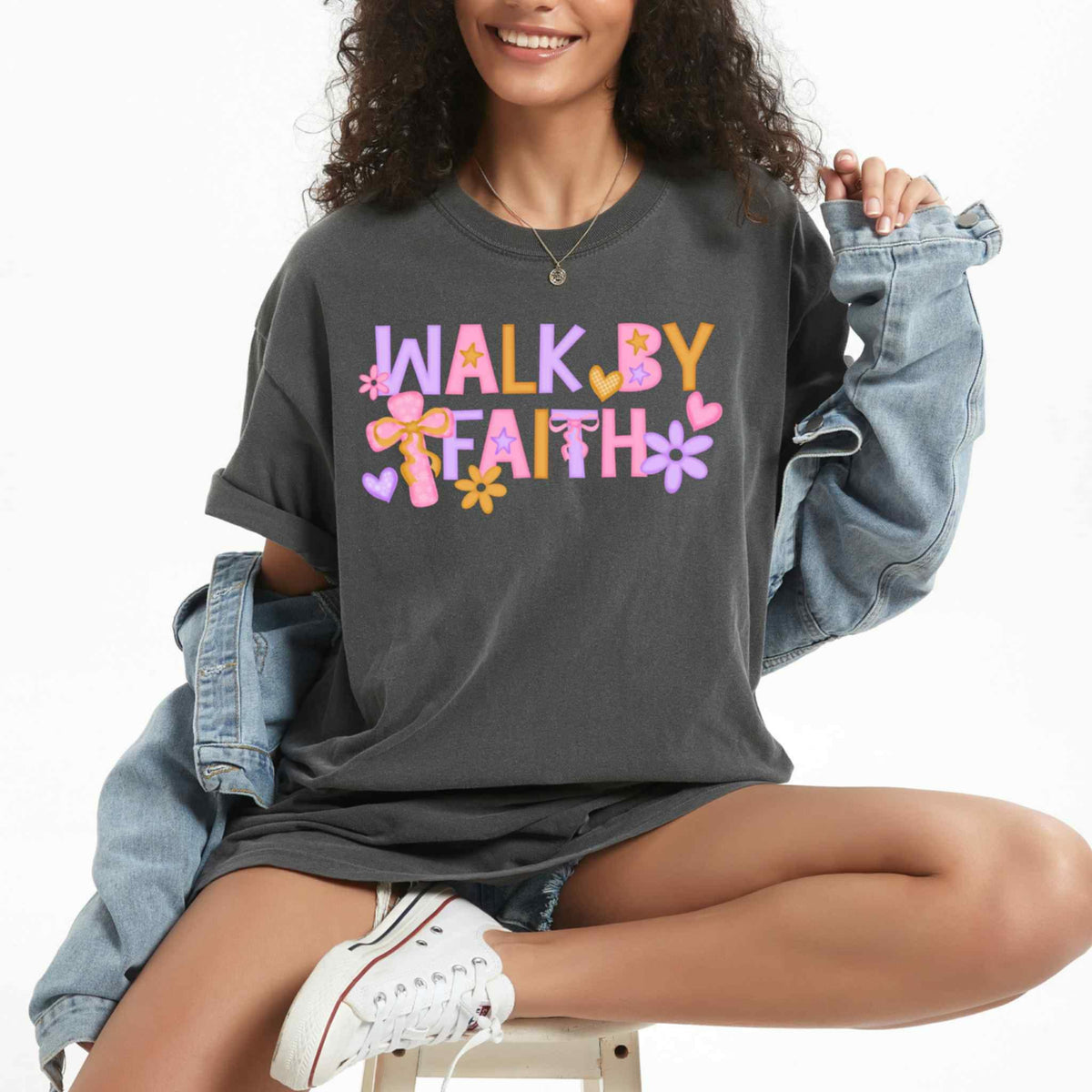 Walk by faith exclusive 107357 DTF transfer