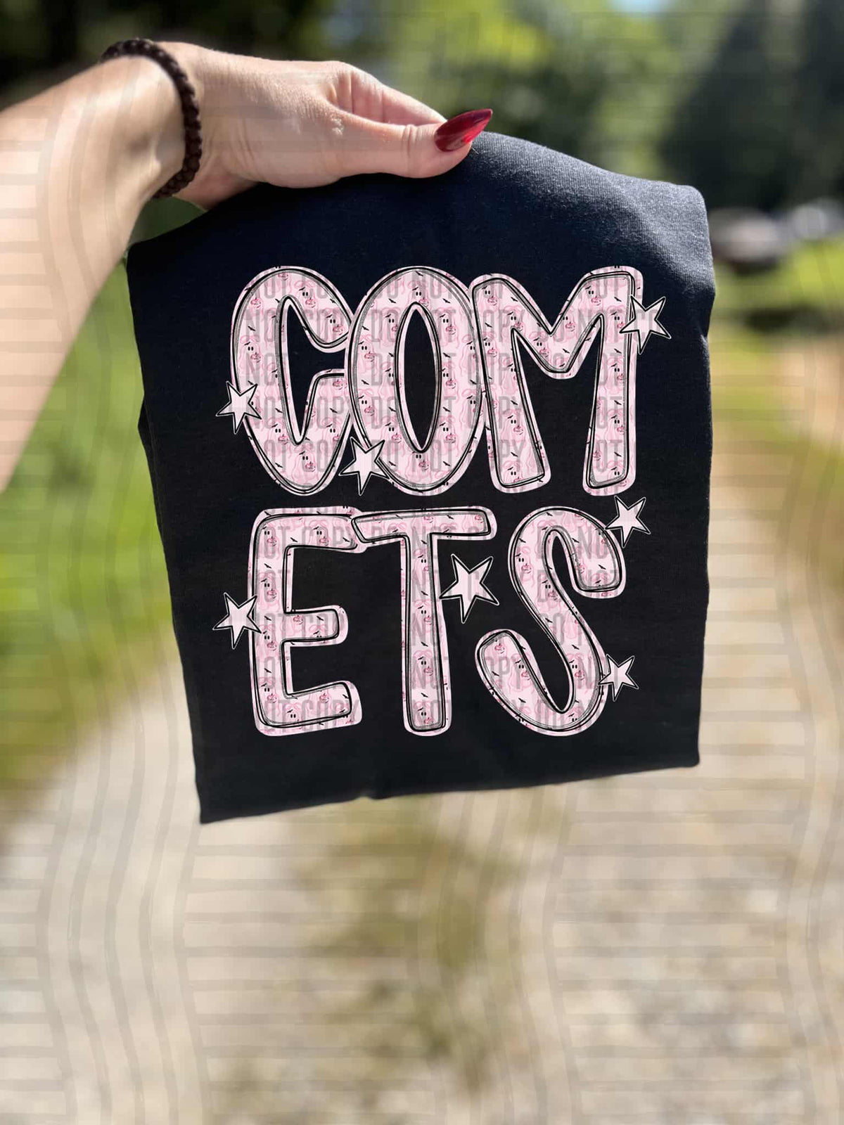 Comets Mascot ghost (caplinger) DTF transfer