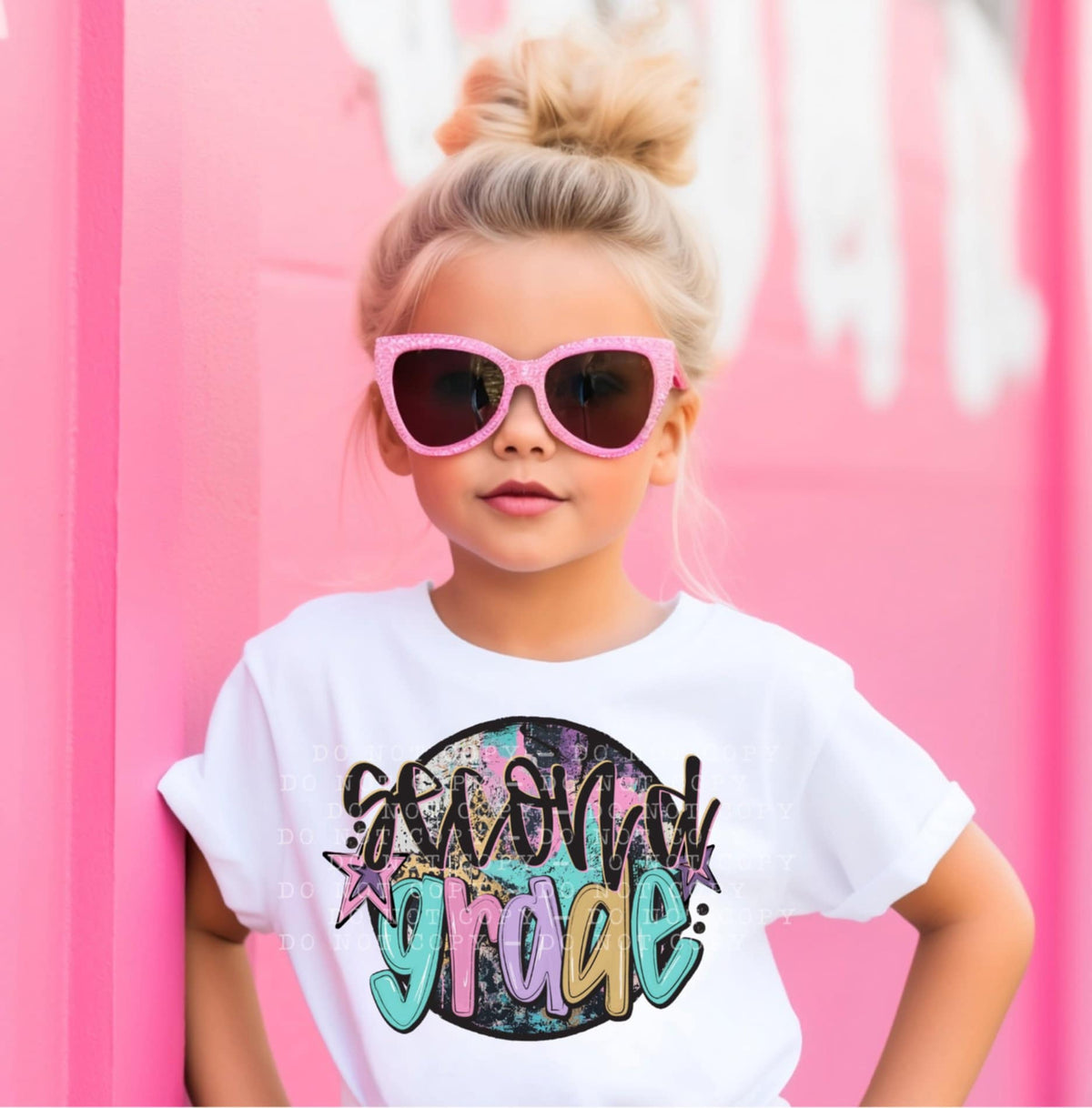 Second grade circle (Bellab) 107330 DTF transfer