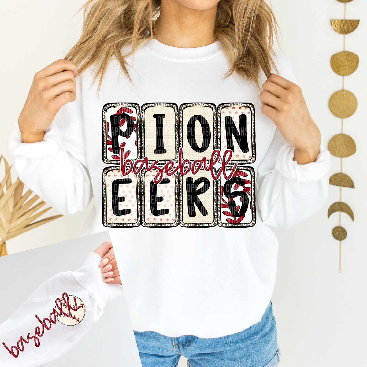 Pioneers Baseball FRONT (caplinger) 82549 DTF transfer