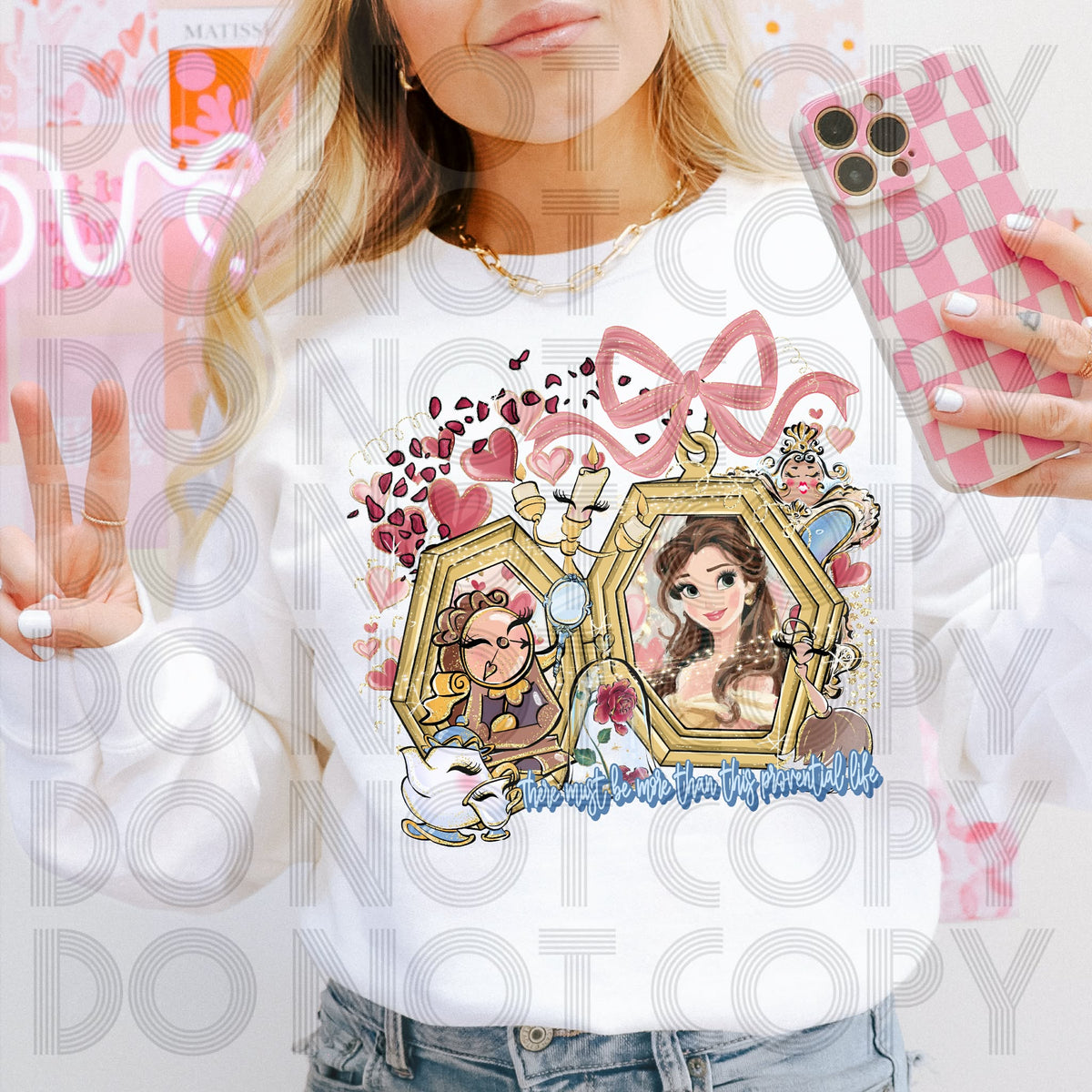 There must be more locket (renewed) DTF transfer