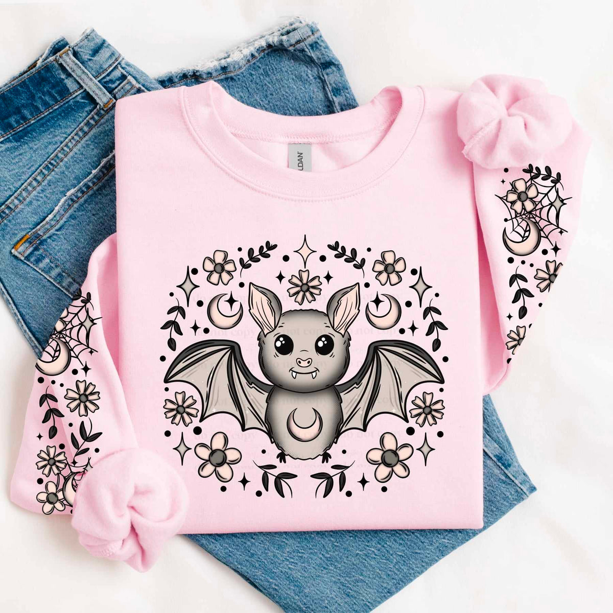 Celestial bat FRONT (CSC) 55176 DTF transfer