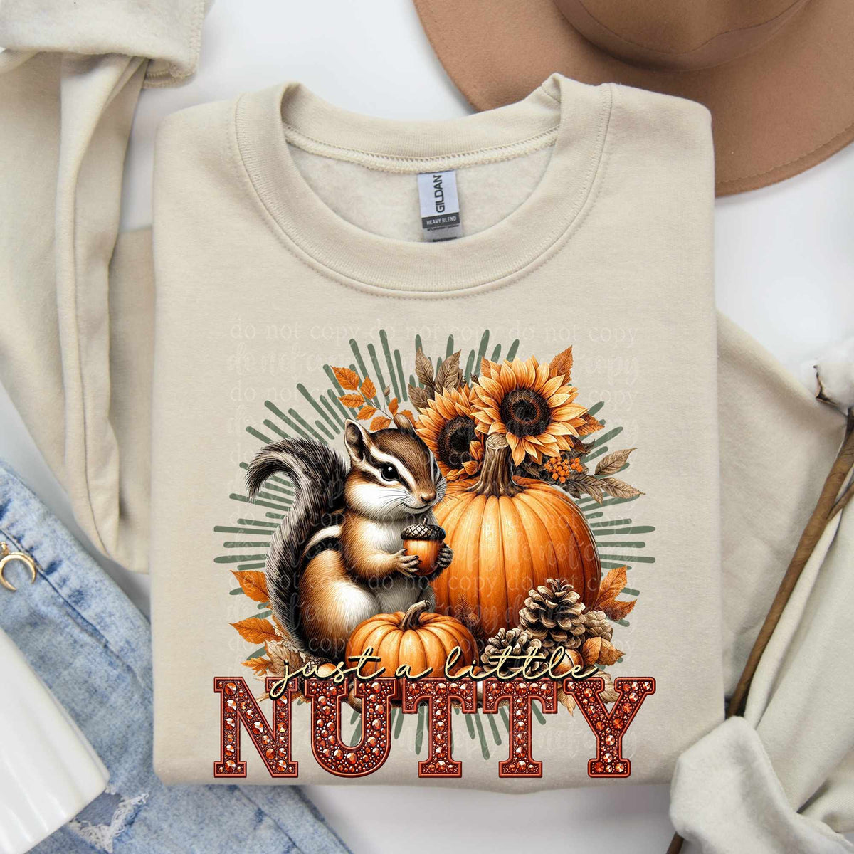 Just a little nutty (TDD) 52588 DTF transfer
