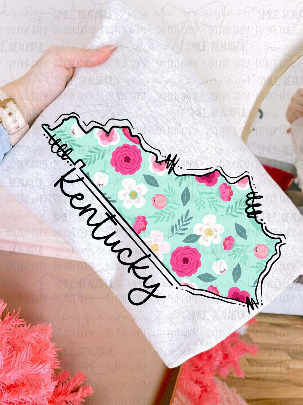 Kentucky Floral State (Carter) DTF Transfer