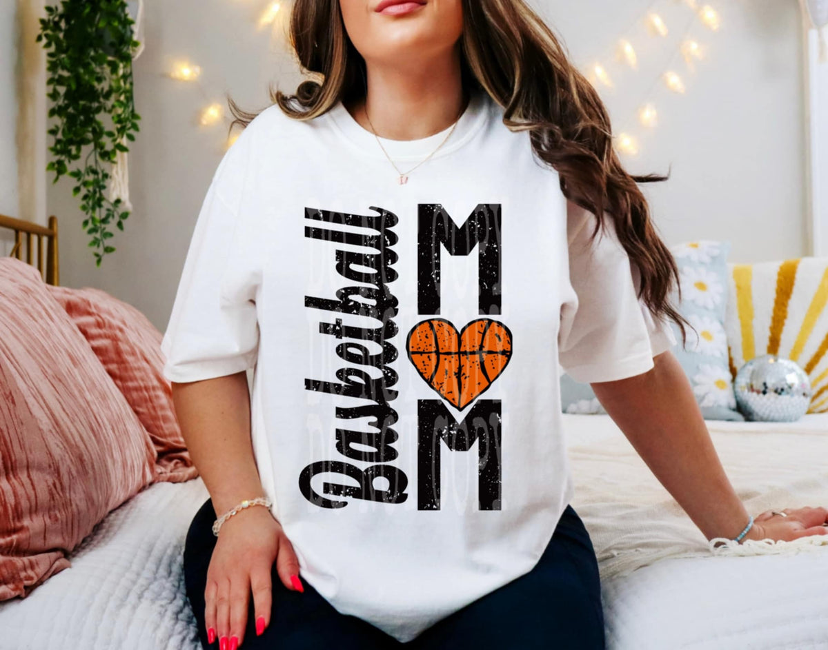 Basketball mom vertical (DD) 87365 DTF transfer
