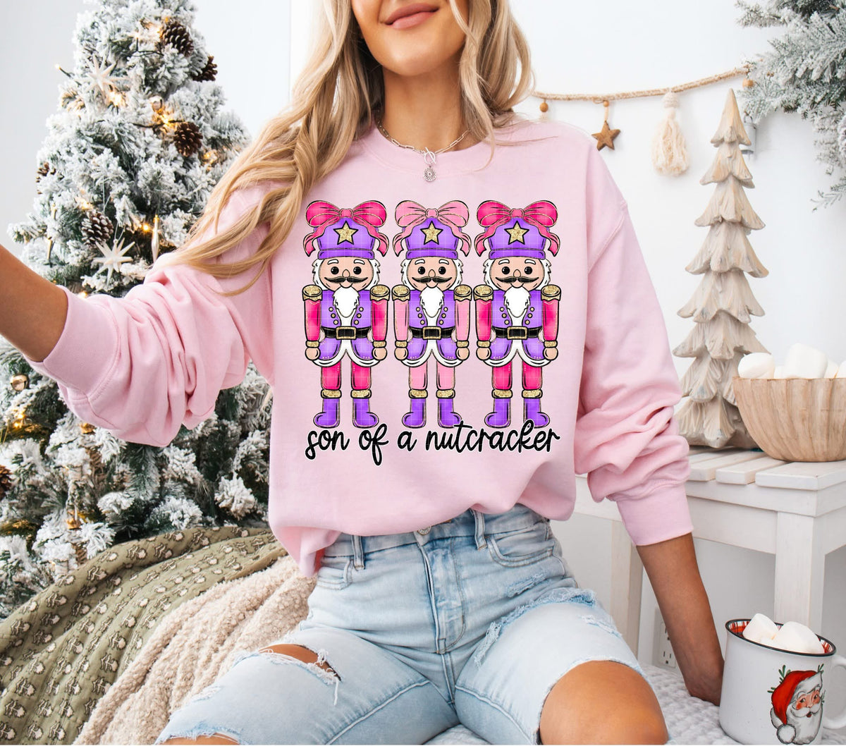 Son of a Nutcracker pink purple (Linda) DTF Transfer