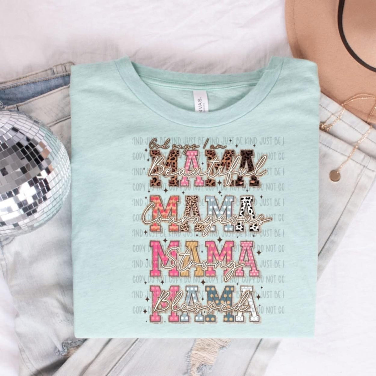 God says I am mama western (SSD) 90024 DTF transfer