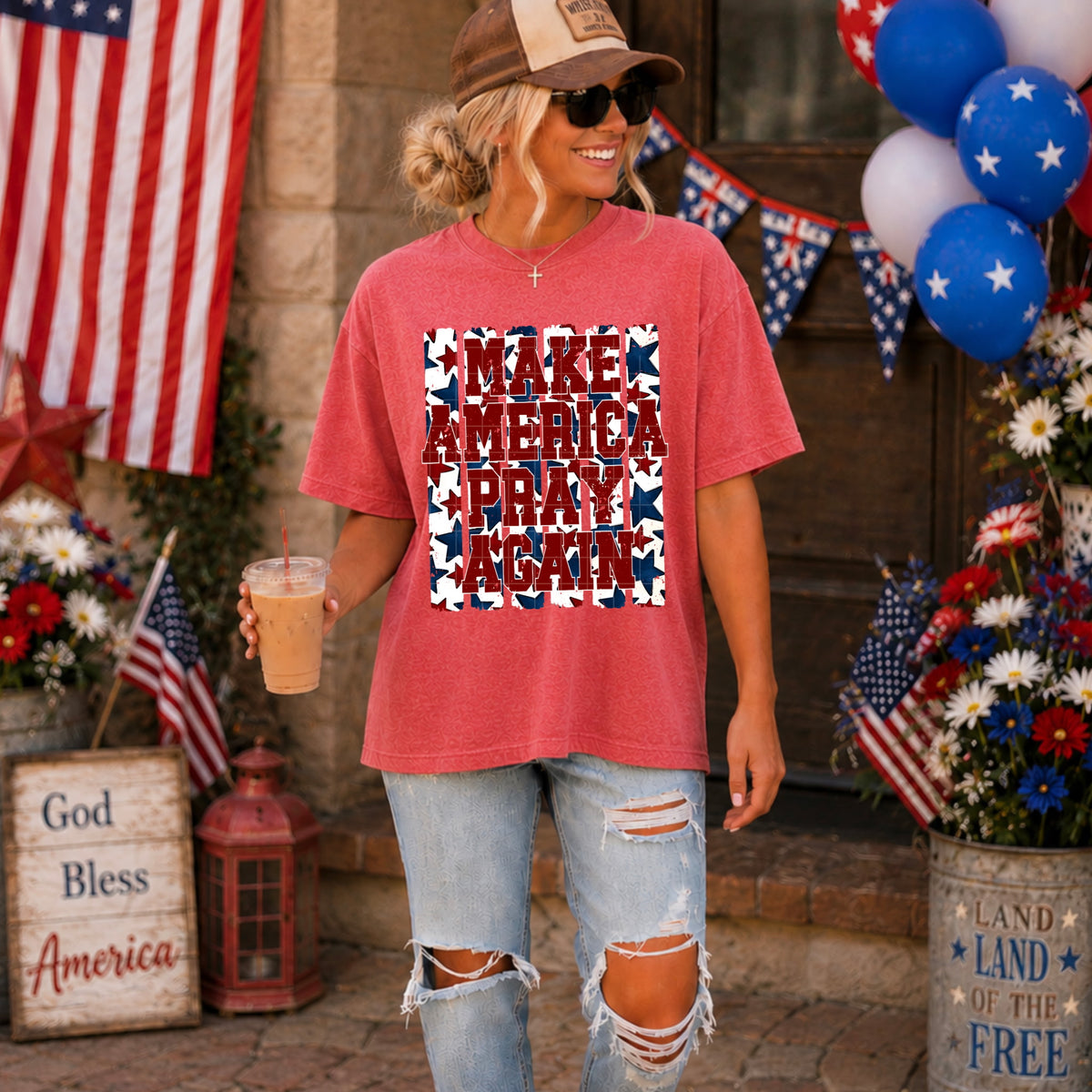 Make America pray again Sunday Special DTF transfer