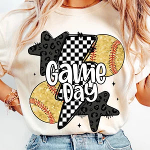 Game day retro softball 85710 DTF transfer