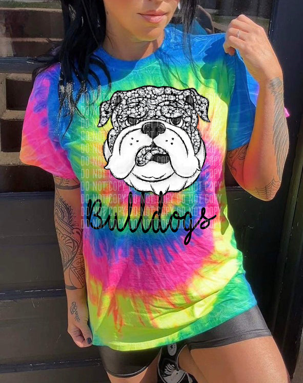 Faux Sequins Mascot Bulldogs 30749 DTF transfers