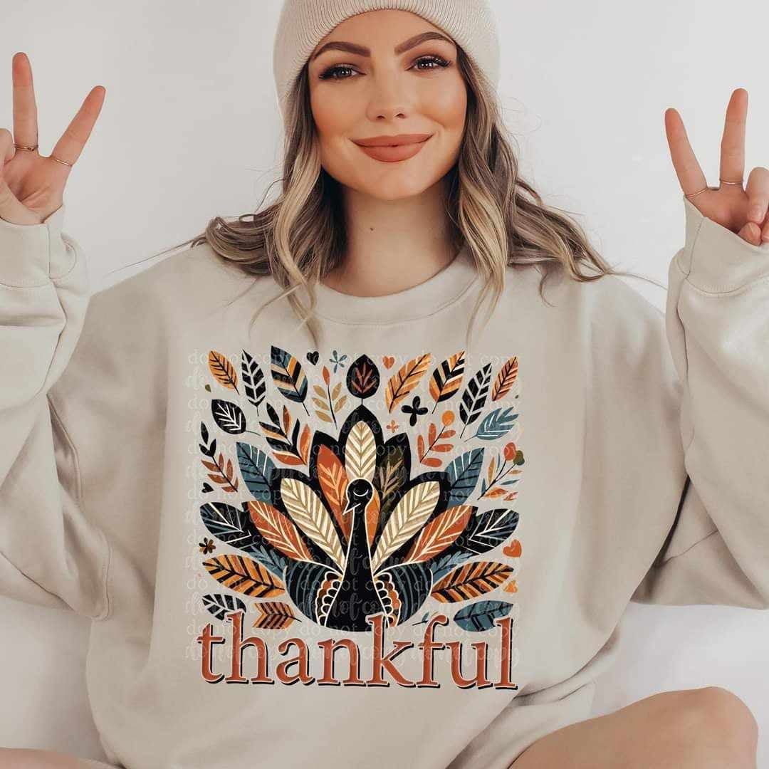 Thankful turkey (TTD) 62037 DTF transfer
