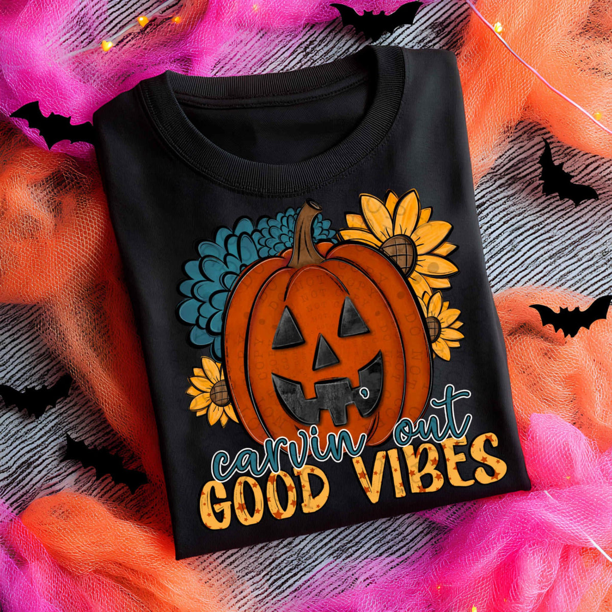 Carving Out Good Vibes (c’s) DTF transfer
