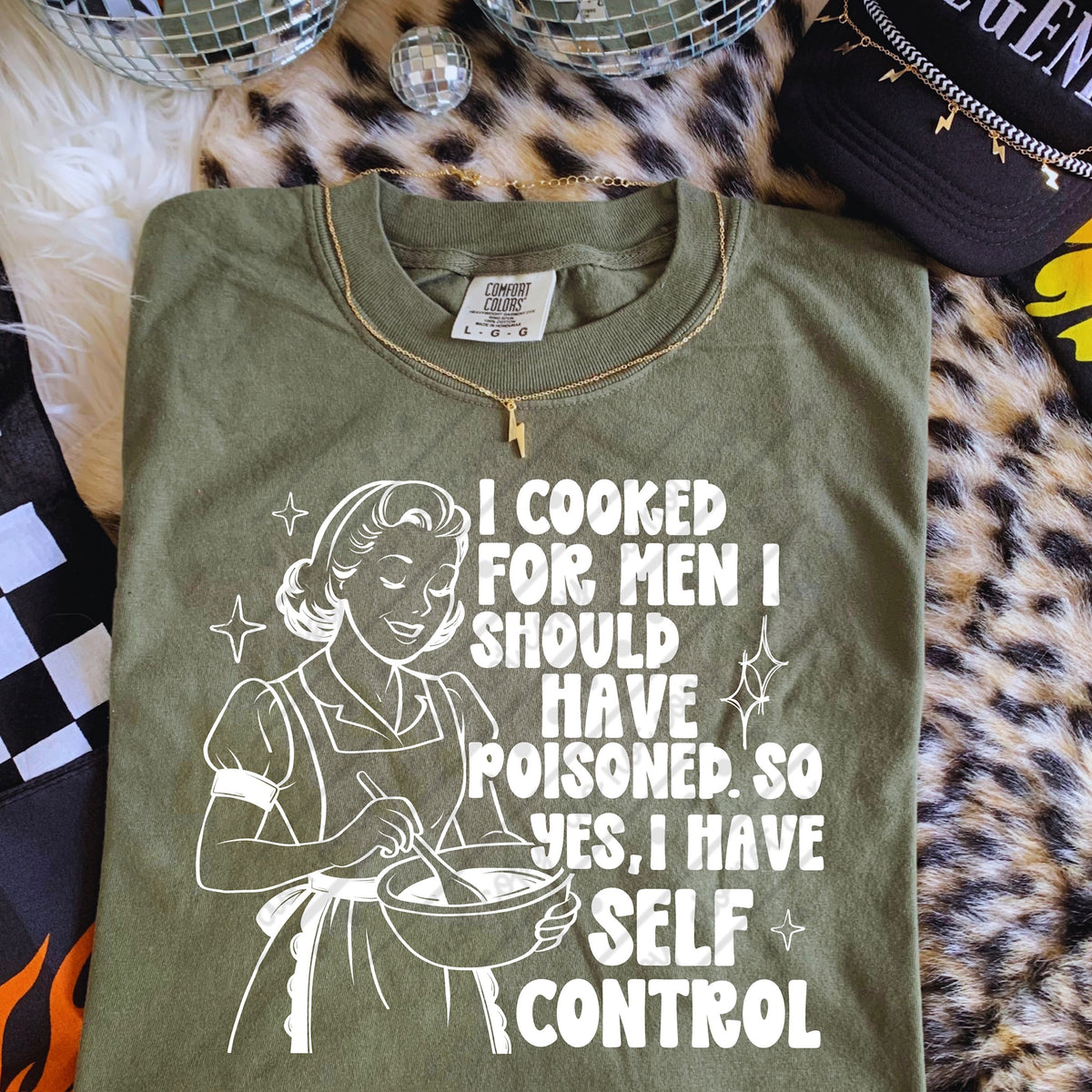 Cooked for men I should have poisoned white (scarlow) DTF transfer