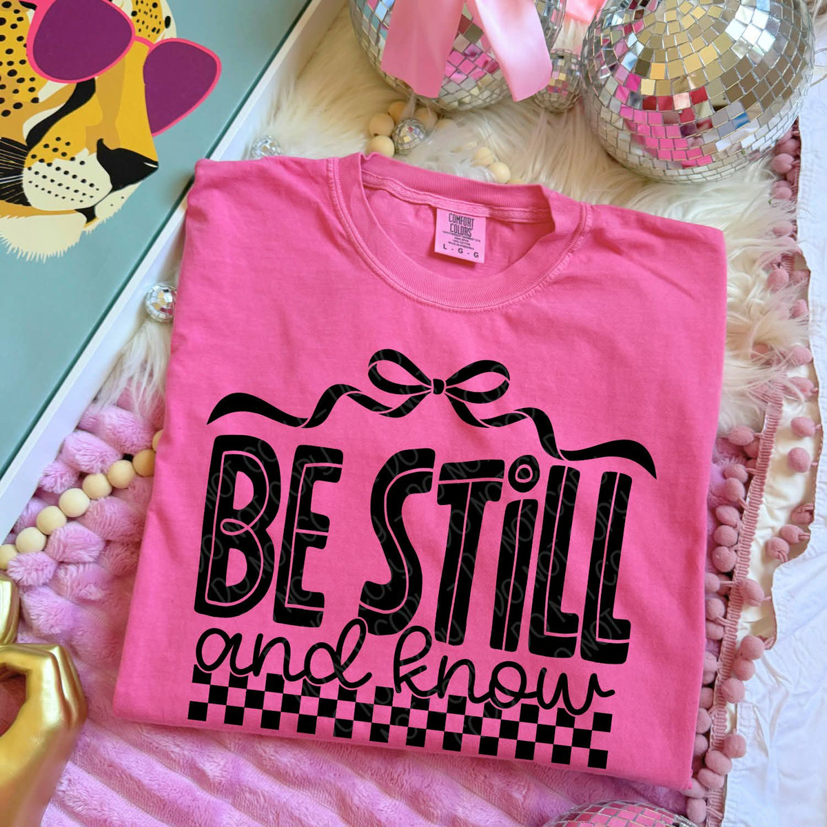 Be still and know (black) (DWS) DTF Transfer