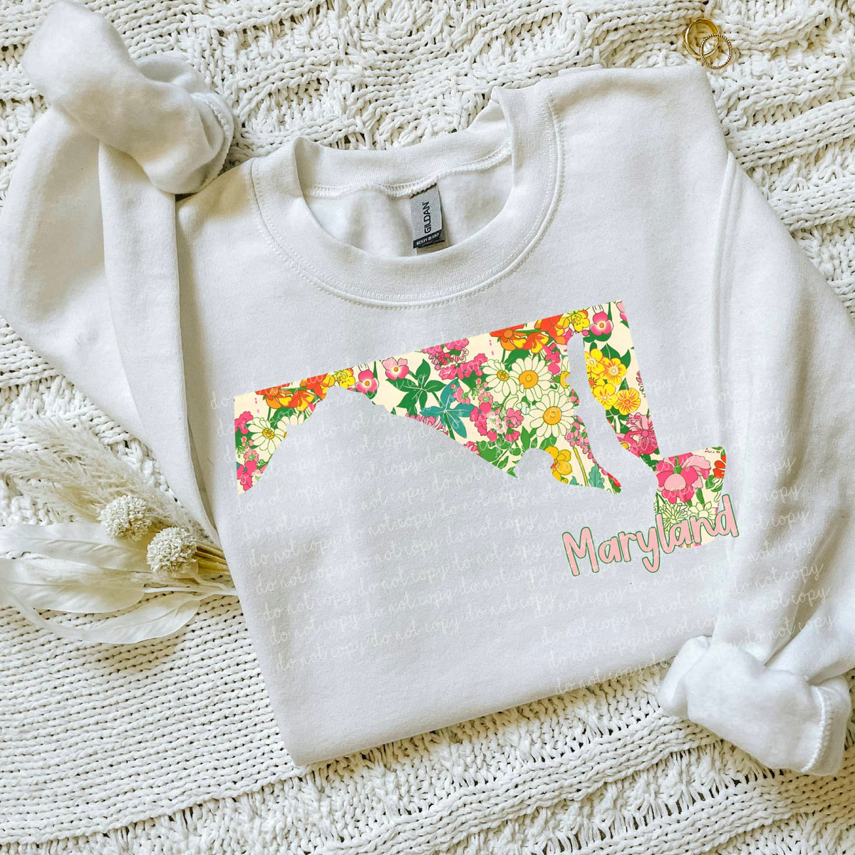 Maryland florals (MMD) DTF Transfer