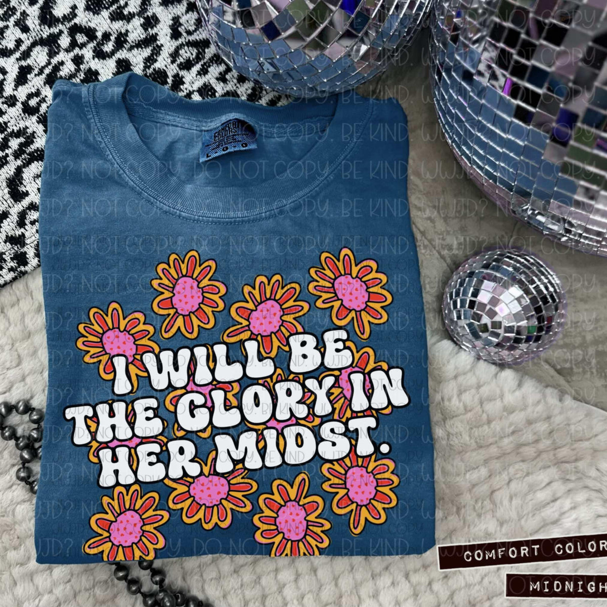 I will be the glory in her midst (Vehement) 99111 DTF transfer