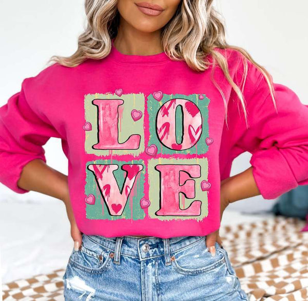 Love blocks 77690 DTF transfer