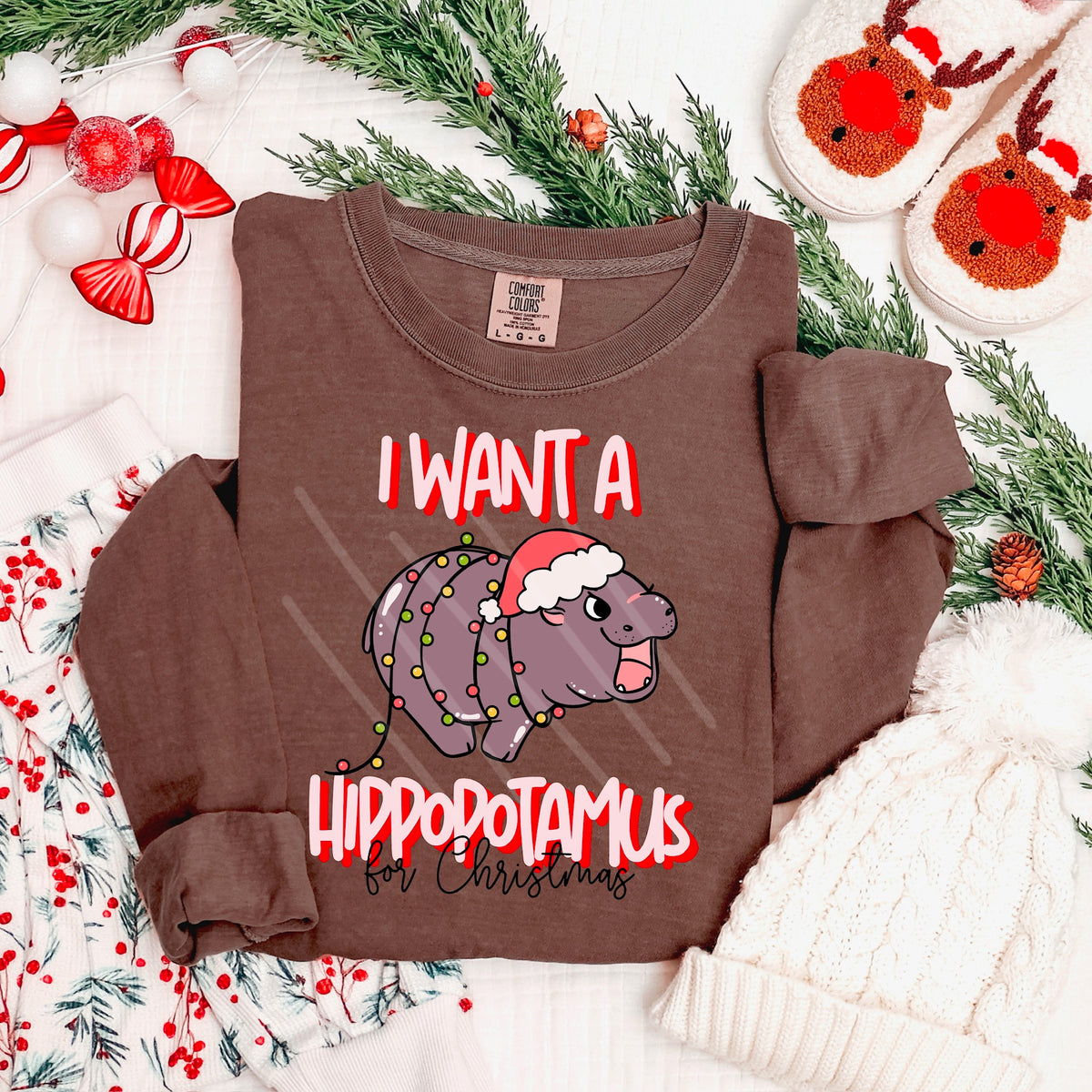 I want a hippopotamus (MZ) 113497 DTF Transfer