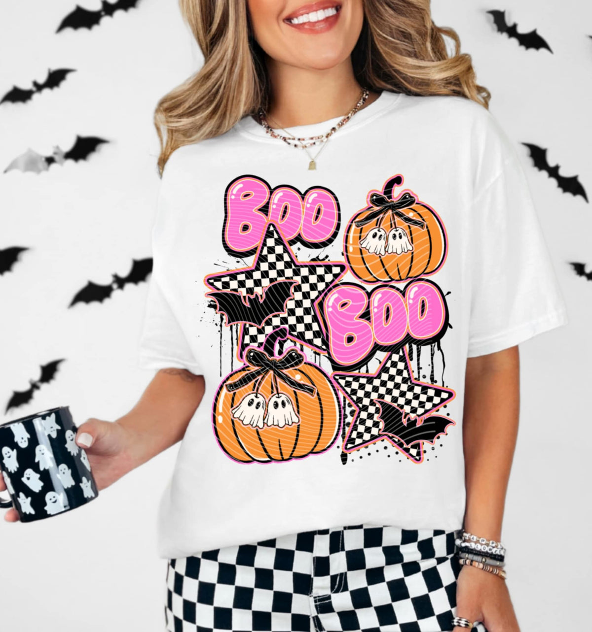 Boo Pumpkin Stars (ag) DTF transfer