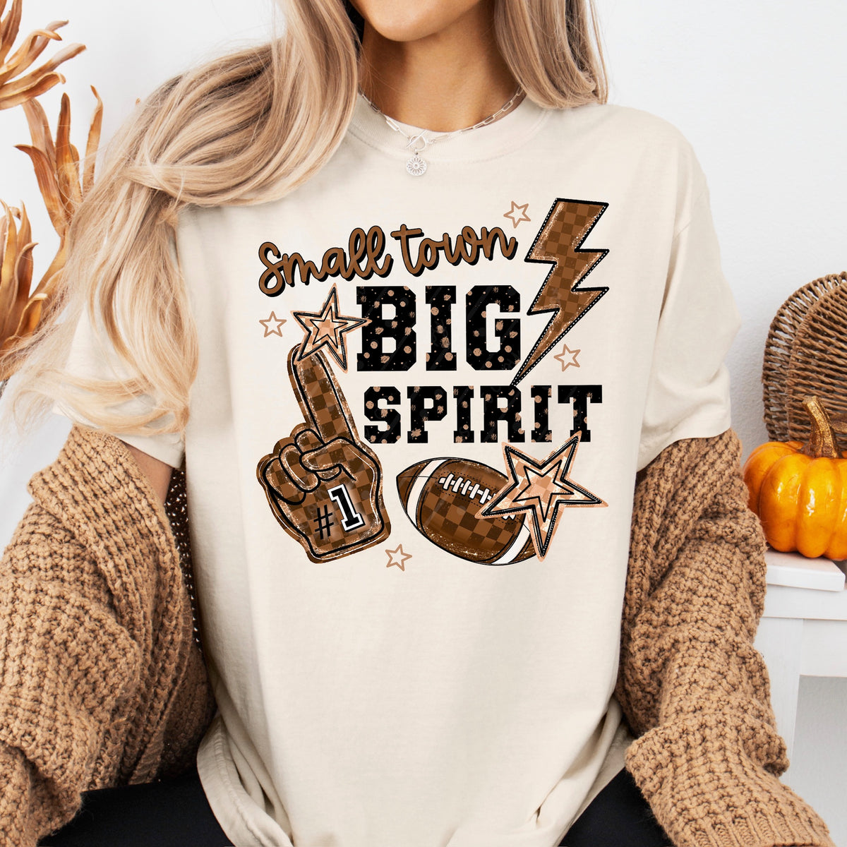 Small town big spirit exclusive DTF Transfer