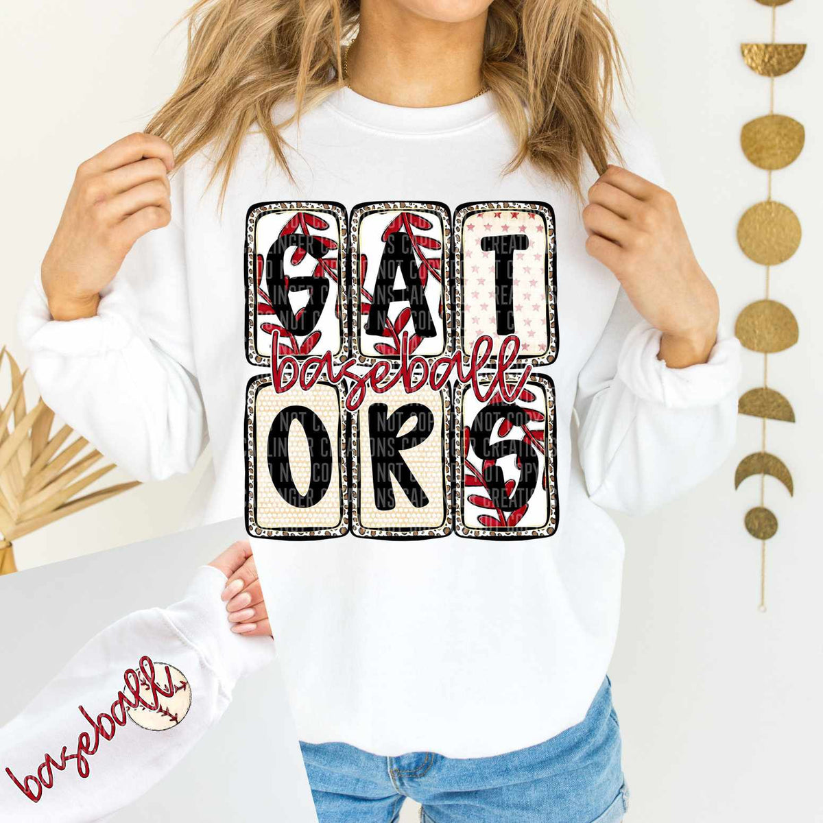 Gators Baseball FRONT (caplinger) 82602 DTF transfer