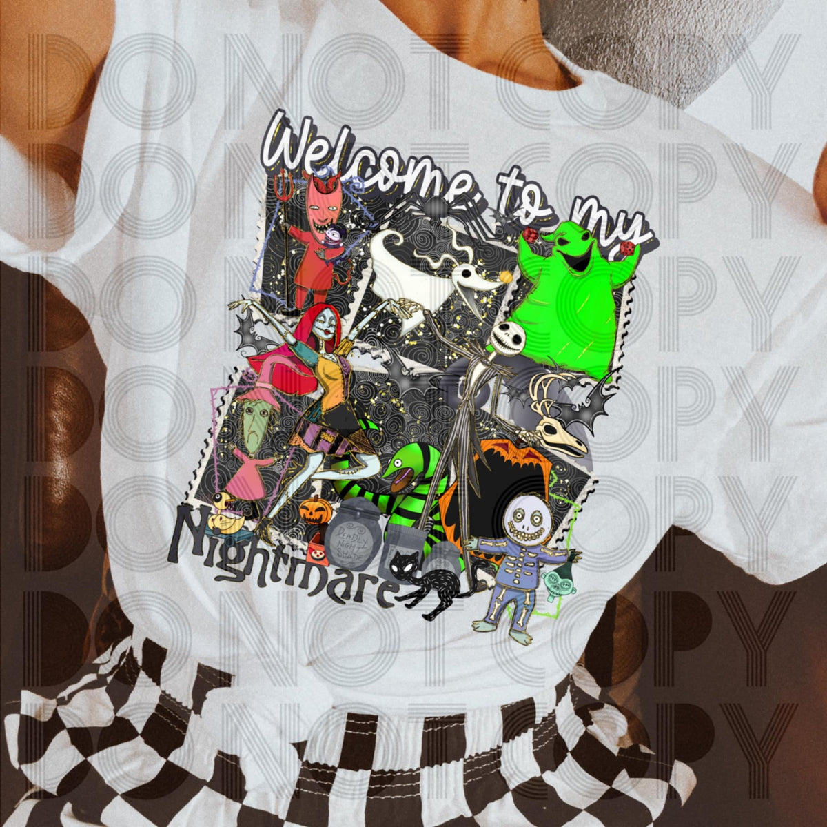 Welcome to my nightmare 107991 DTF transfer