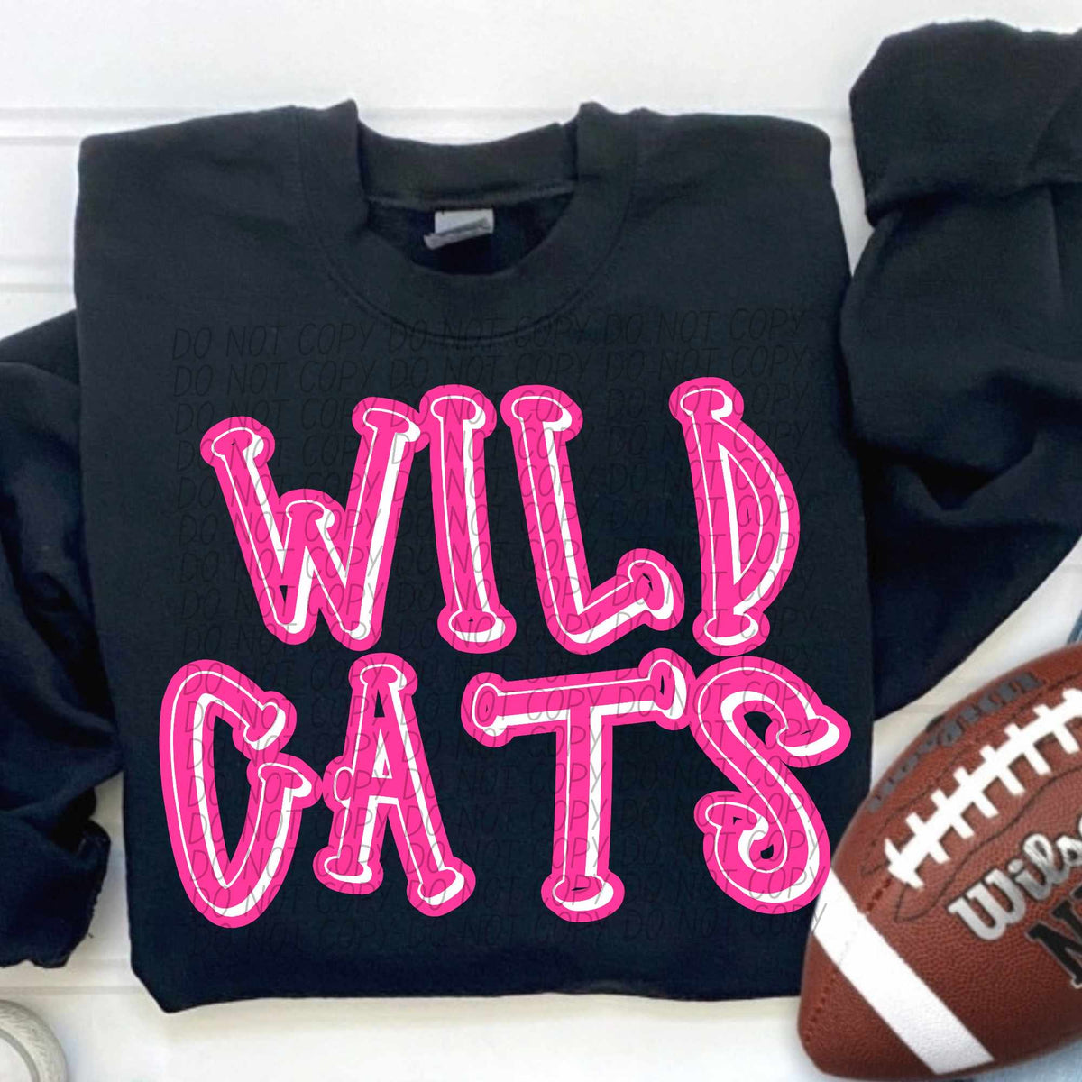 Wildcats hot pink 55398 DTF transfer